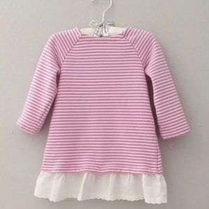 Gymboree Baby Girl 12-18M Pink Striped Dress
